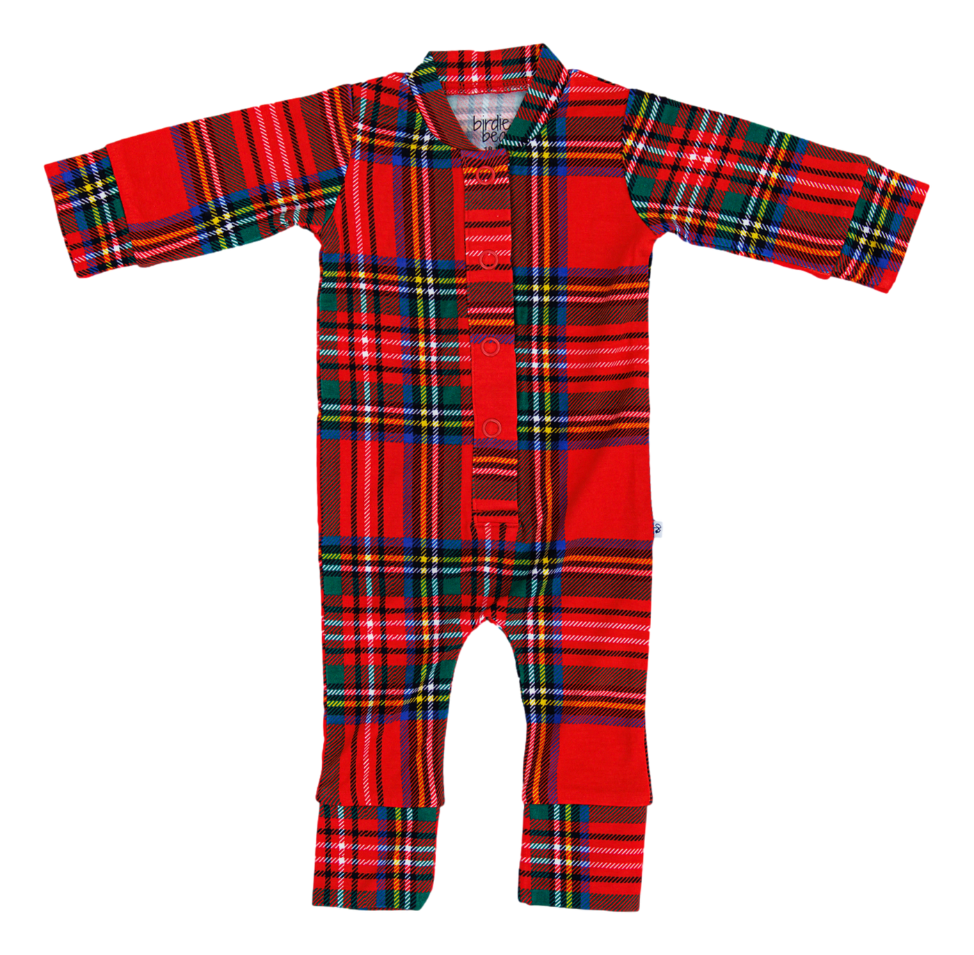 tartan plaid doll romper