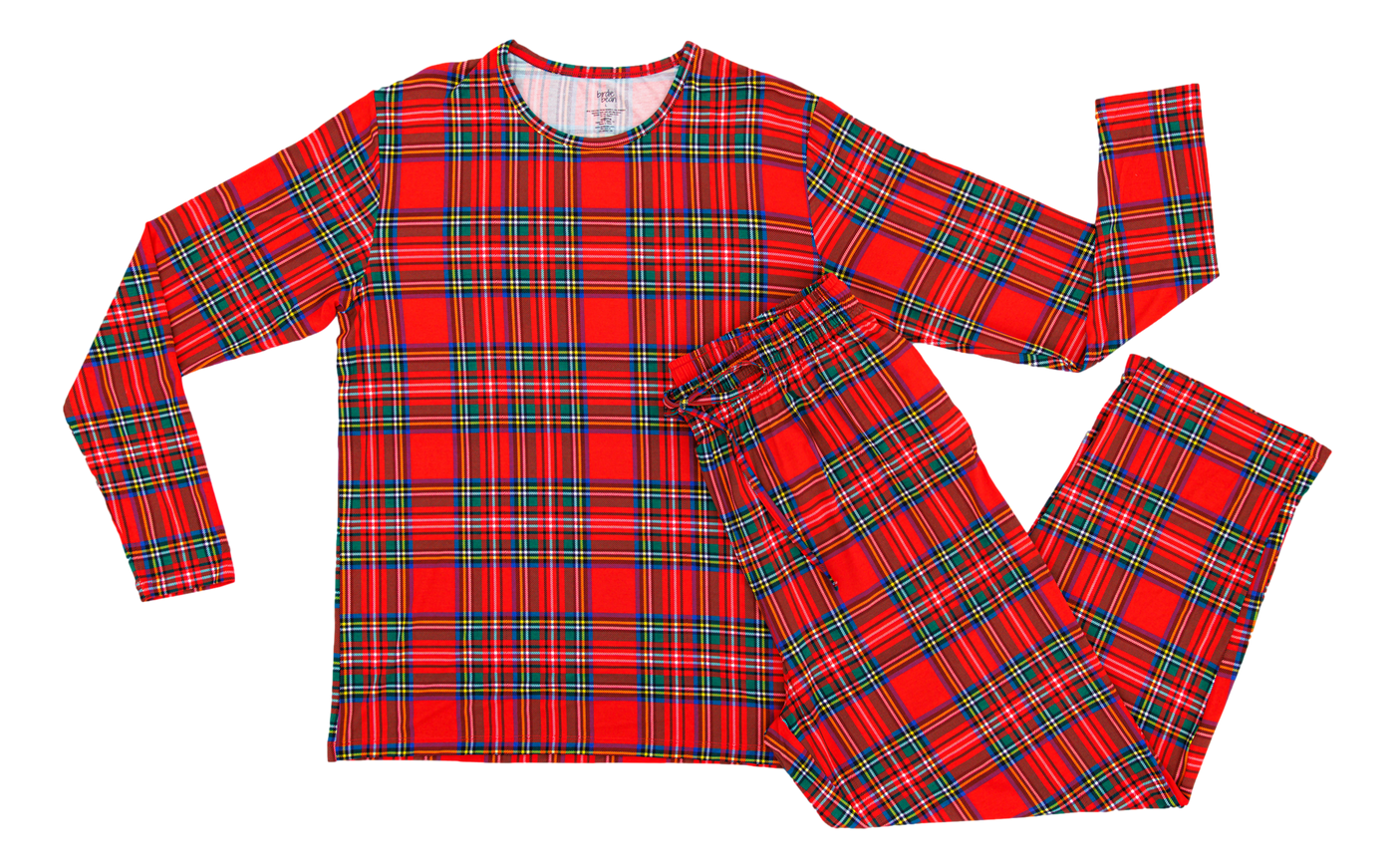 tartan plaid men's lounge set