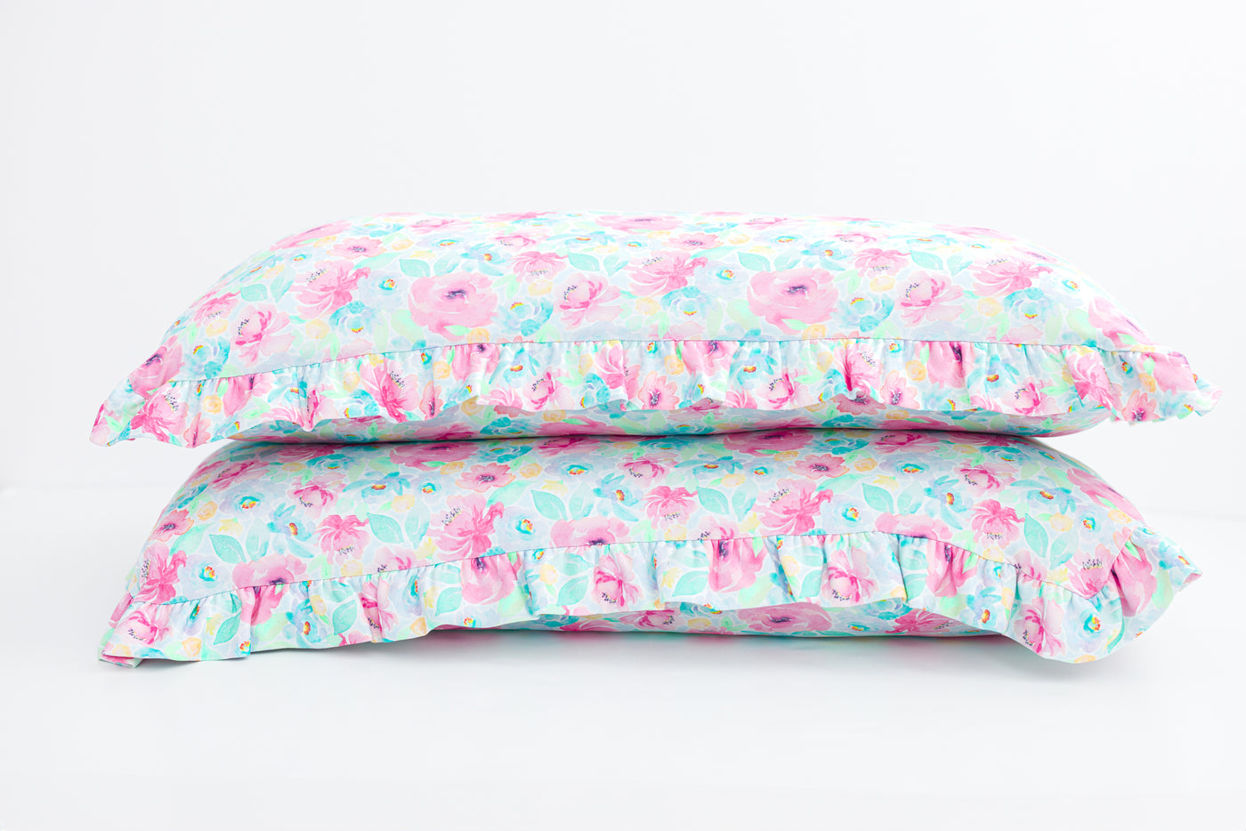 Trinity Ruffle Zipper Pillowcase Set