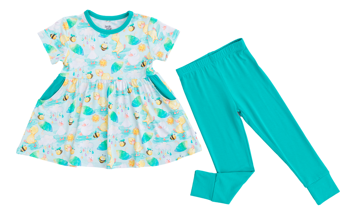 Waddles Peplum Set