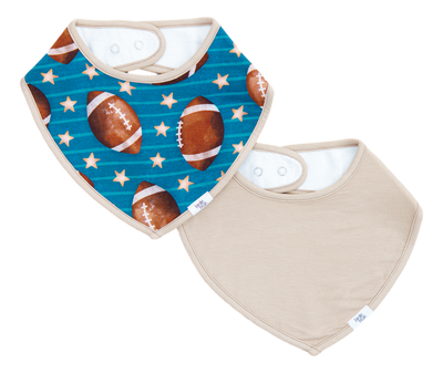 wilson bandana bib set