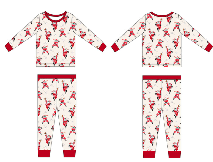 PRE-SALE: Grand Slam Santa Bamboo Pajama Set