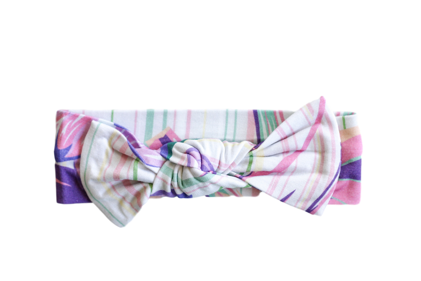 pretty palms topknot headband
