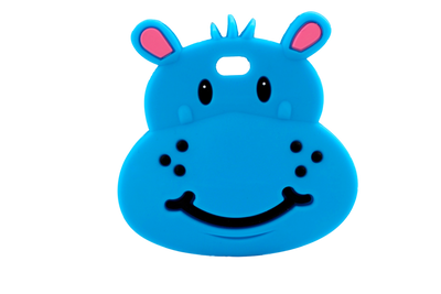 blue hippo teether