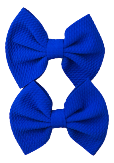 cobalt clippy bow set