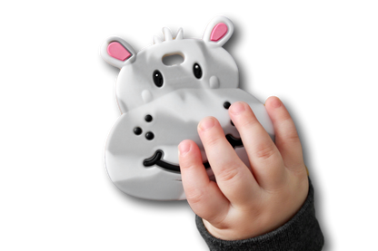Marble Hippo Teether