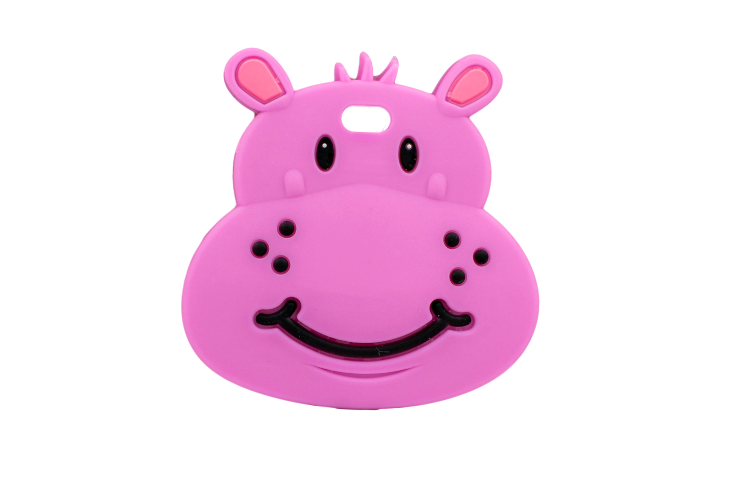 Pink Hippo Teether