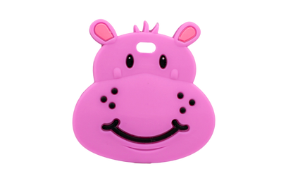 Pink Hippo Teether
