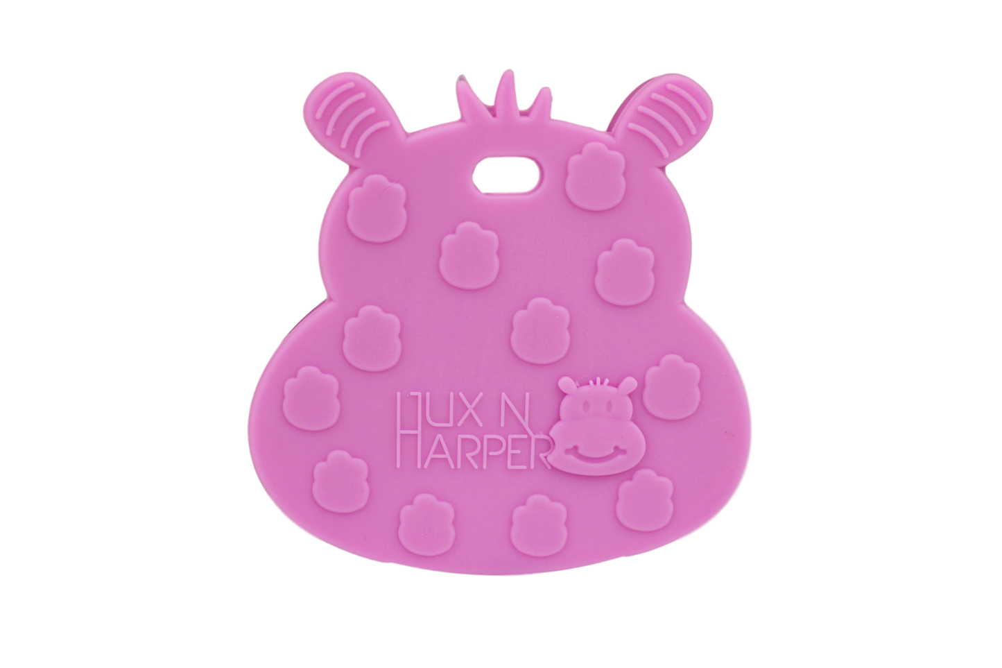 Pink Hippo Teether